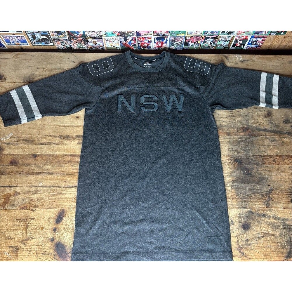 Nike Sportswear NSW Football Jersey #68 Black Size XS Rare Sports